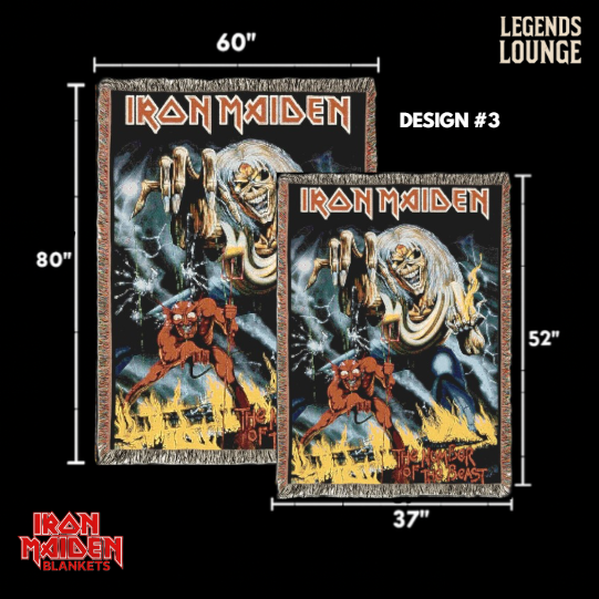 Handmade IRON MAIDEN Blankets π€