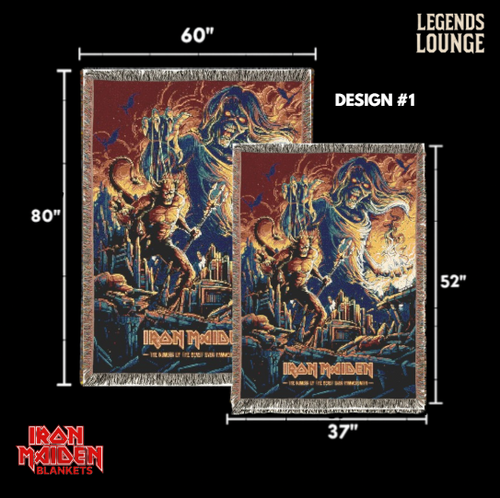 Handmade IRON MAIDEN Blankets π€
