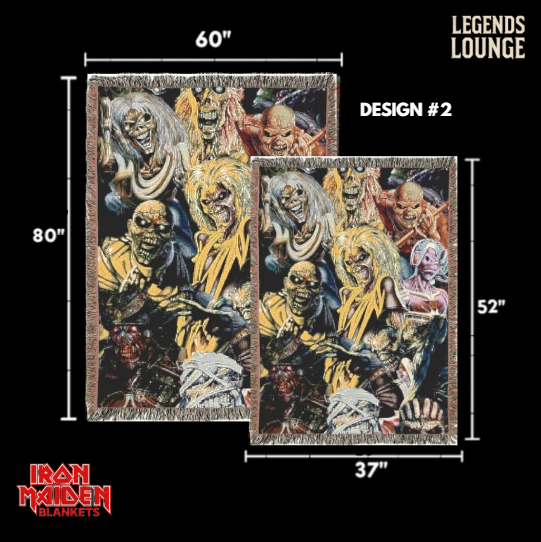 Handmade IRON MAIDEN Blankets π€